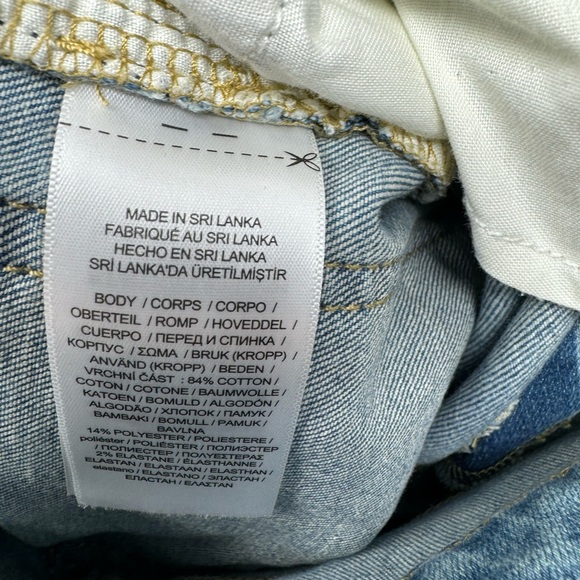 NWOT Lauren Ralph Lauren Women's Mid Rise Skinny Legs Blue Jeans Sz 00 S2 - Picture 5 of 6